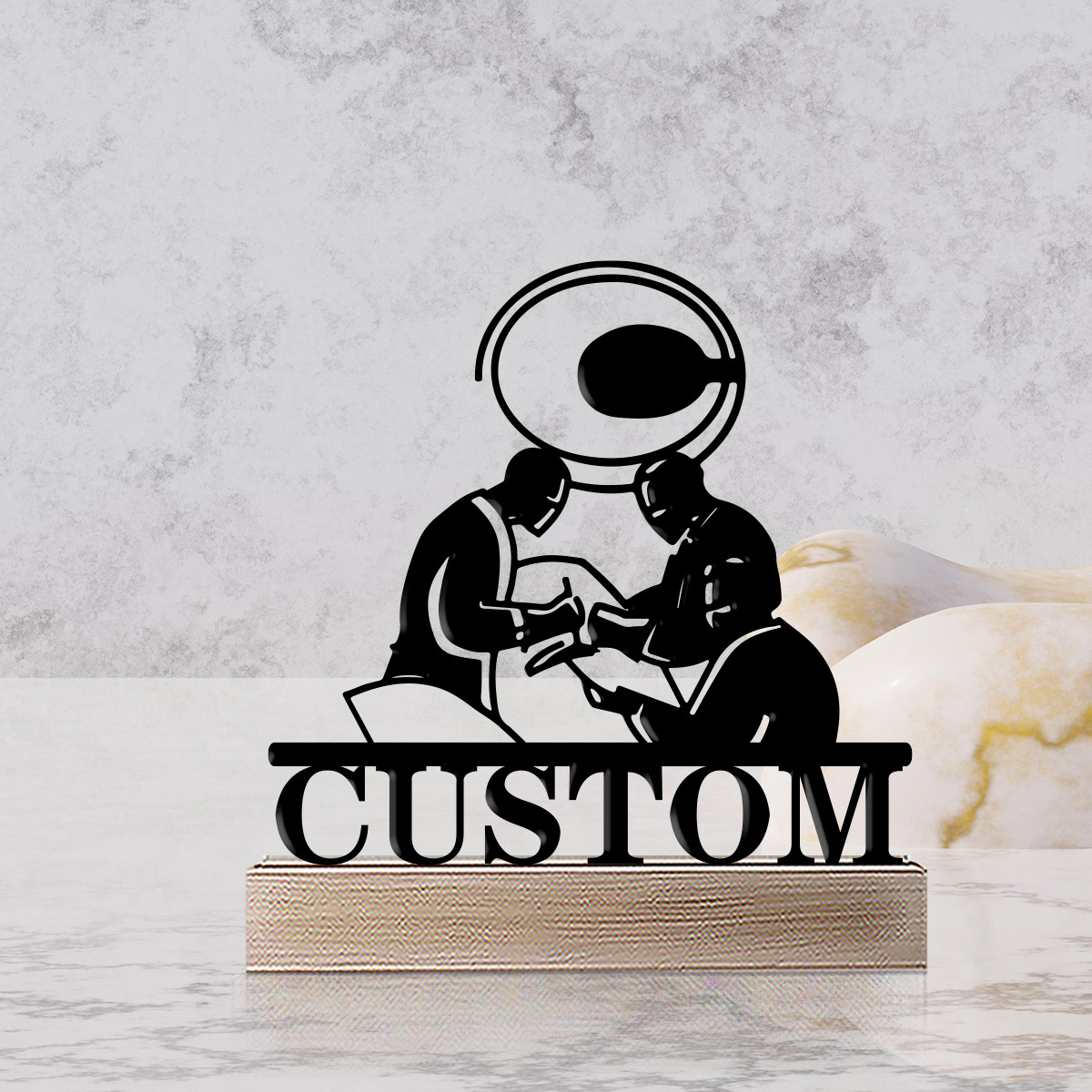Custom Engraved Surgeon Desk N - đánh giá và giá Desk Name Plate