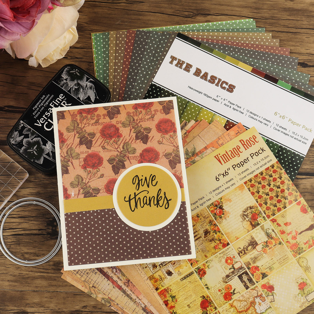 12 Sheets Background Scrapbook - đánh giá và giá Cardstock Paper Pack