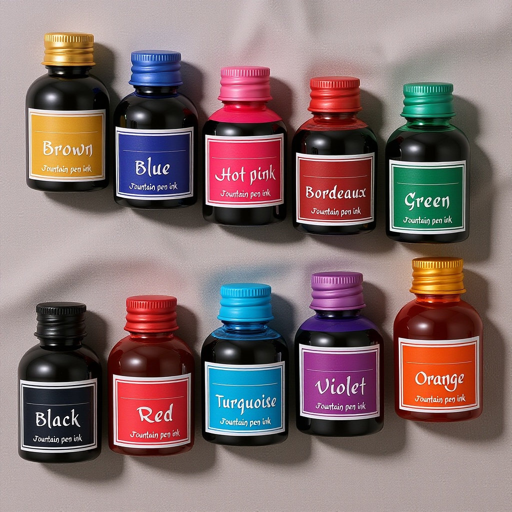 10 Bottles Bottled Ink Calligr - đánh giá và giá Calligraphy Ink Bottle