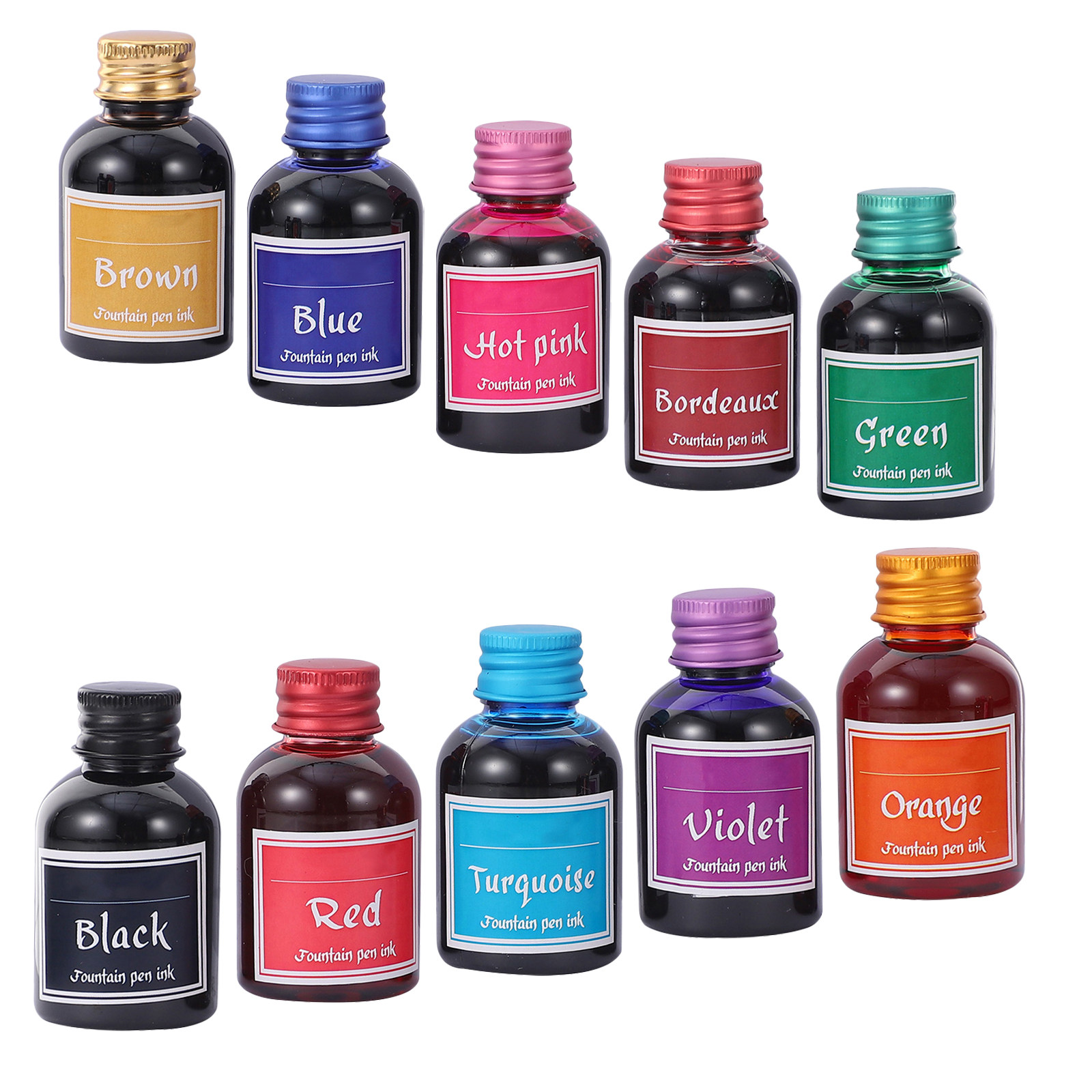 10 Bottles Bottled Ink Calligr - đánh giá và giá Calligraphy Ink Bottle