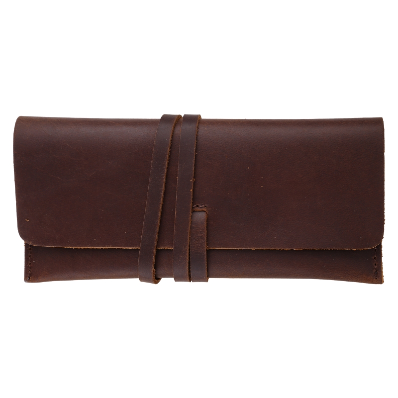Handmade Cowhide Leather Pen B - đánh giá và giá Pen Pouch Roll