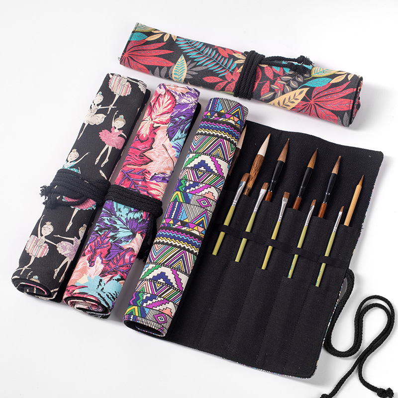 20 Holes Roll Pencil Case Scho - đánh giá và giá Pen Pouch Roll
