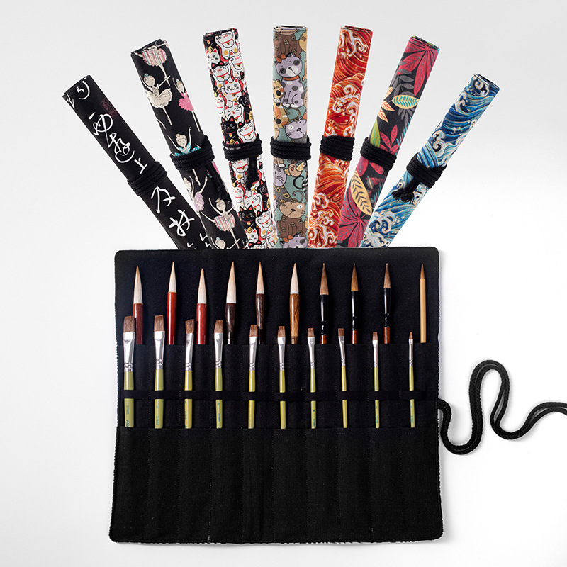 20 Holes Roll Pencil Case Scho - đánh giá và giá Pen Pouch Roll