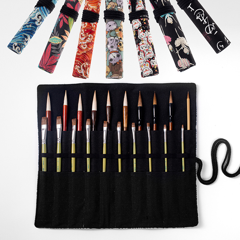 20 Holes Roll Pencil Case Scho - đánh giá và giá Pen Pouch Roll