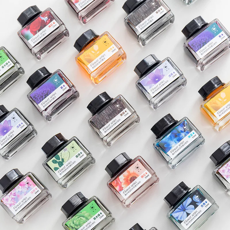 Ostrich 1/12/48 Colors 15ml Fo - đánh giá và giá Calligraphy Ink Bottle
