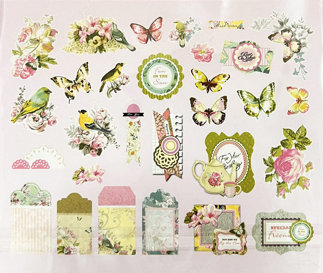 Garden Cardstock Embellishment - đánh giá và giá Cardstock Paper Pack
