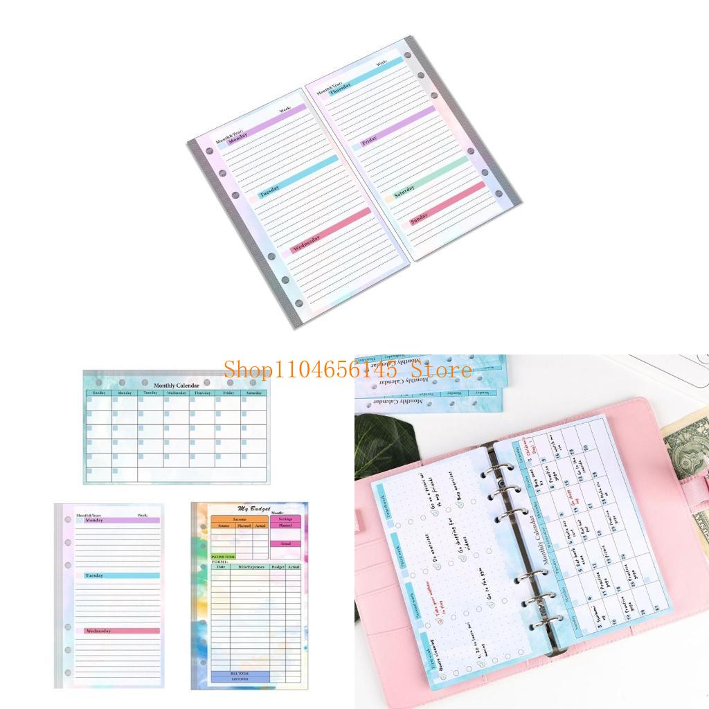 Loose Leaf Refill Paper Lined  - đánh giá và giá Planner Weekly Budget
