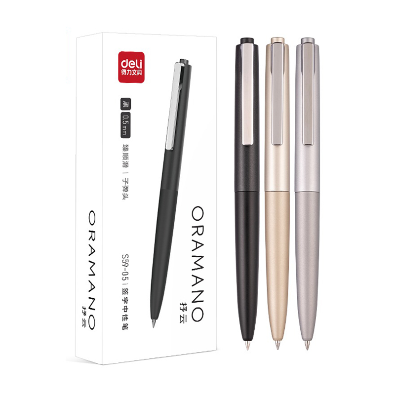 Deli 3pcs 0.5mm/0.7mm Black In - đánh giá và giá Office Stationery Supply Business