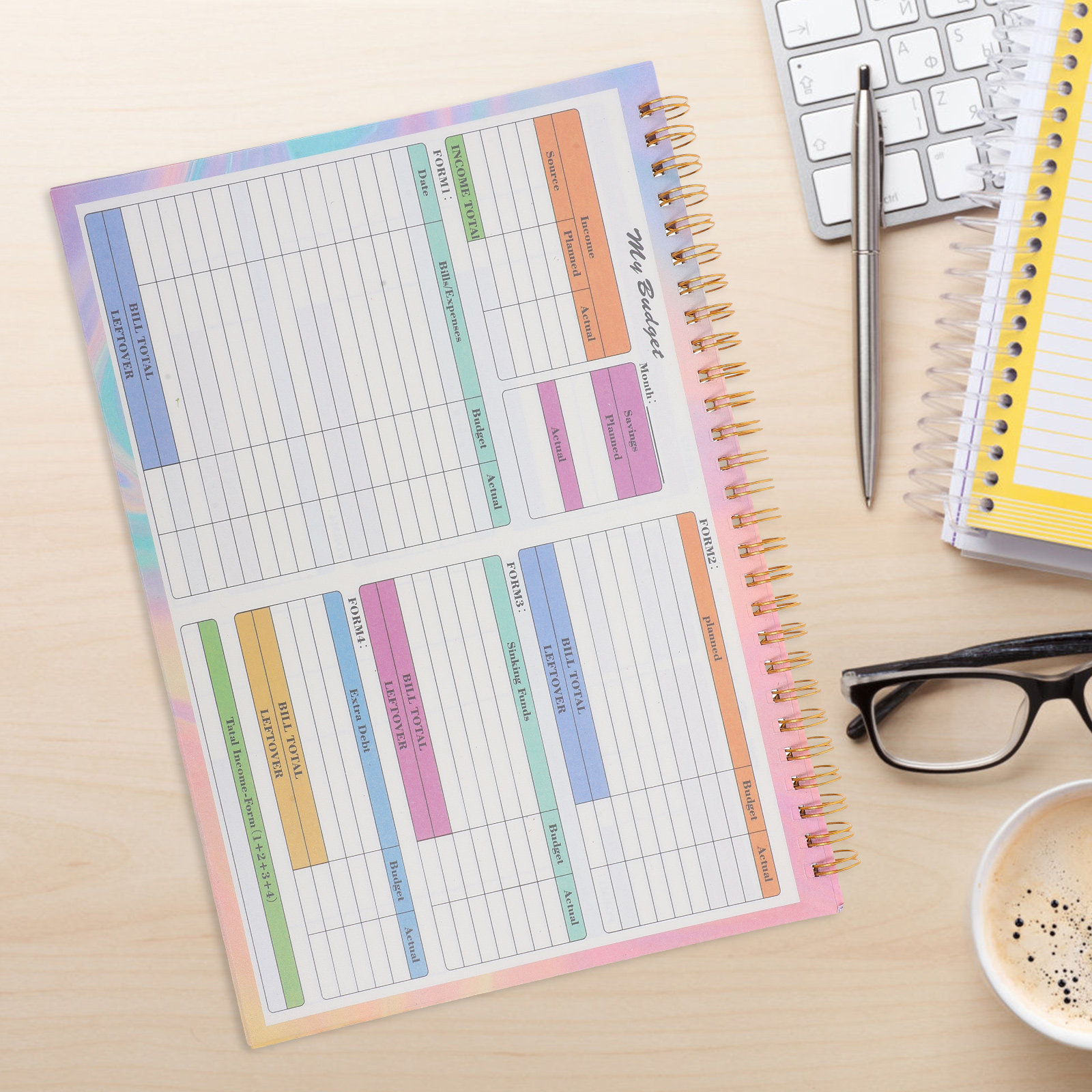 B5 Expense Record Book Budget  - đánh giá và giá Planner Weekly Budget