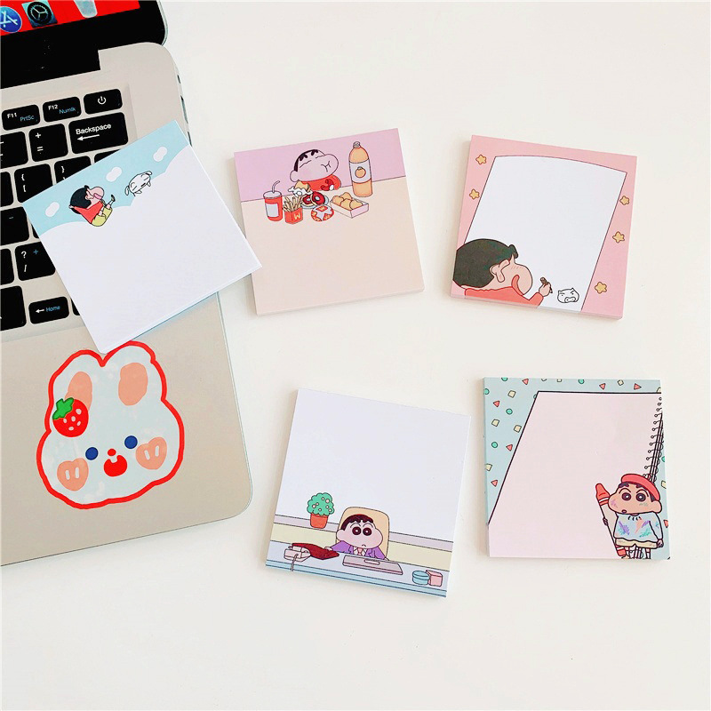 Crayon Shin-chan sticky notes. - đánh giá và giá Stationery Office