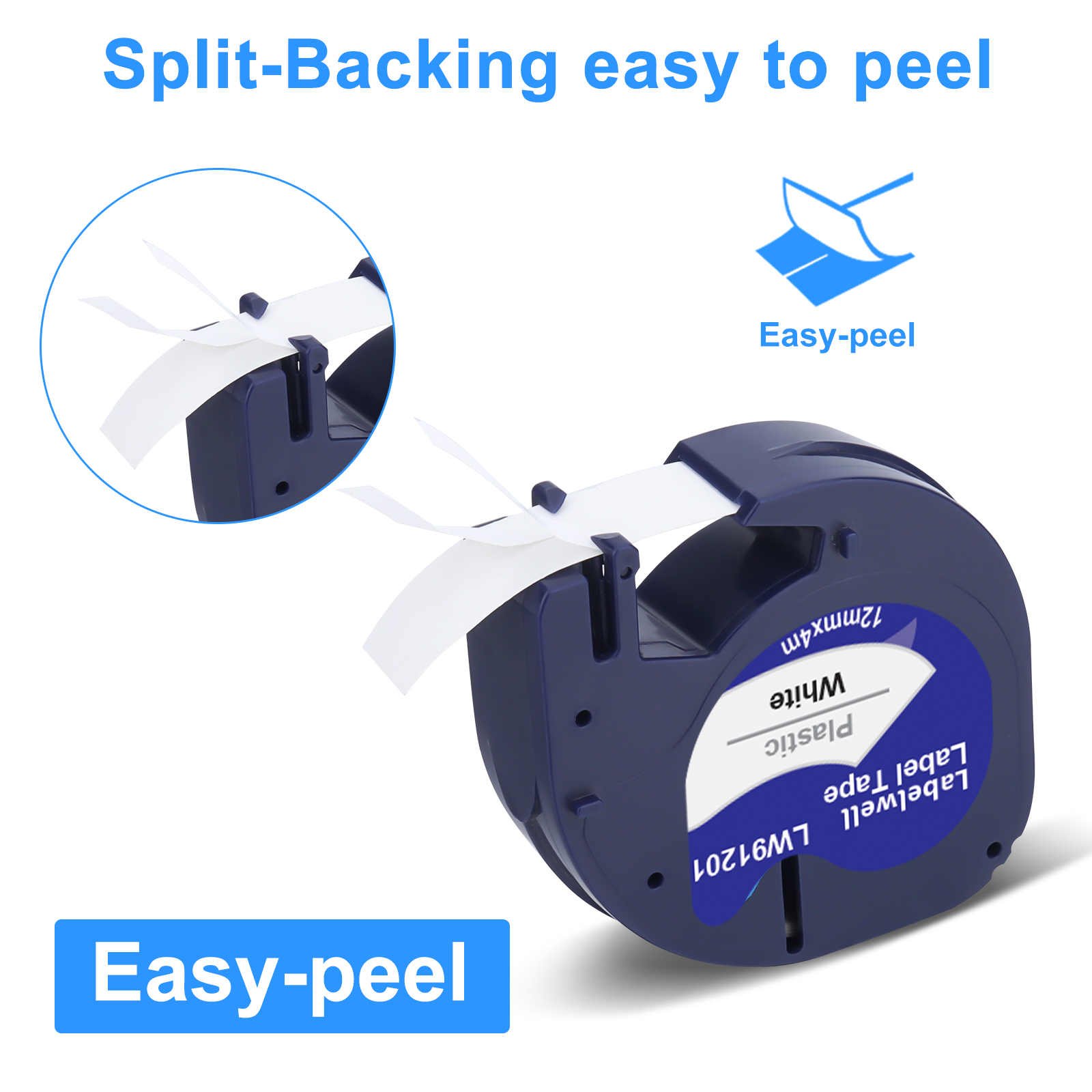 5~10PK 12mm 91201 Compatible L - đánh giá và giá Label Printer Tape