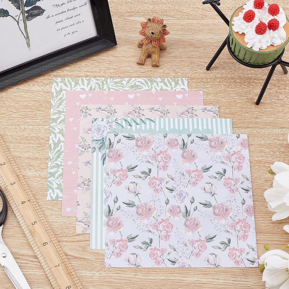 24 Sheets Pattern Paper Pack F - đánh giá và giá Cardstock Paper Pack