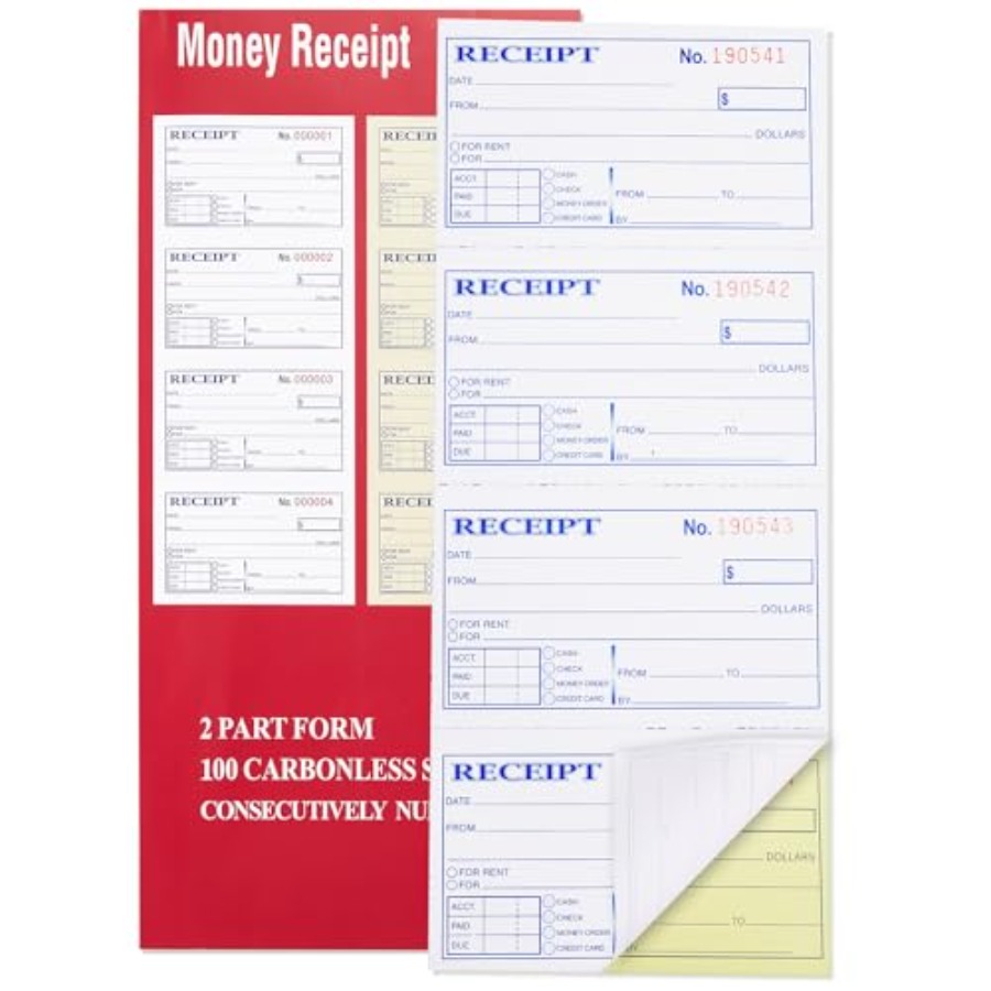 Receipt Book with Carbon Copie - đánh giá và giá Carbon Copy Book
