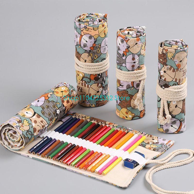 P5EA Cartoon for Cat 12/24/36/ - đánh giá và giá Pen Pouch Roll