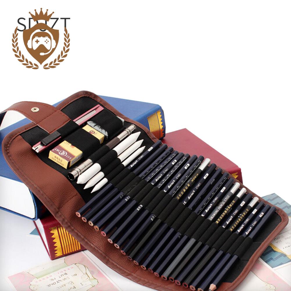 Artist Roll Up Pencil Bag 24 H - đánh giá và giá Pen Pouch Roll
