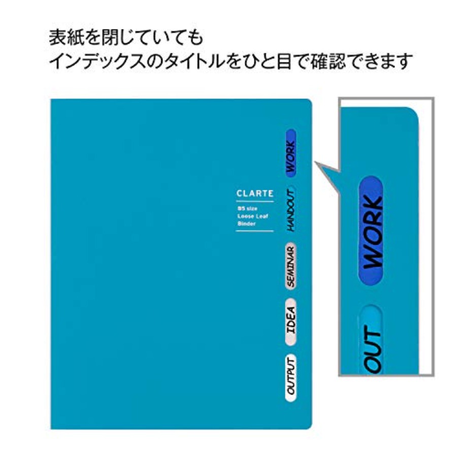 CLARTE 26‑Ring Binder with 5 I - đánh giá và giá Index Tab Divider