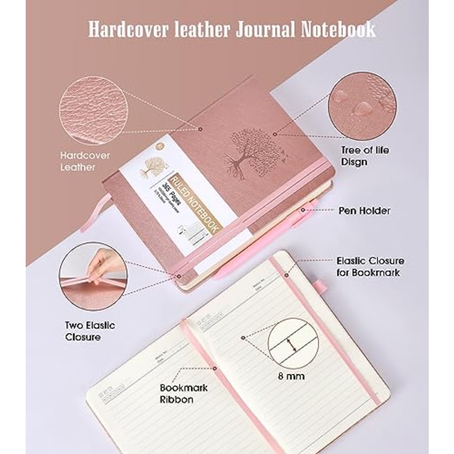 Journal Notebook -365 Pages Th - đánh giá và giá Journal Leather Hardcover