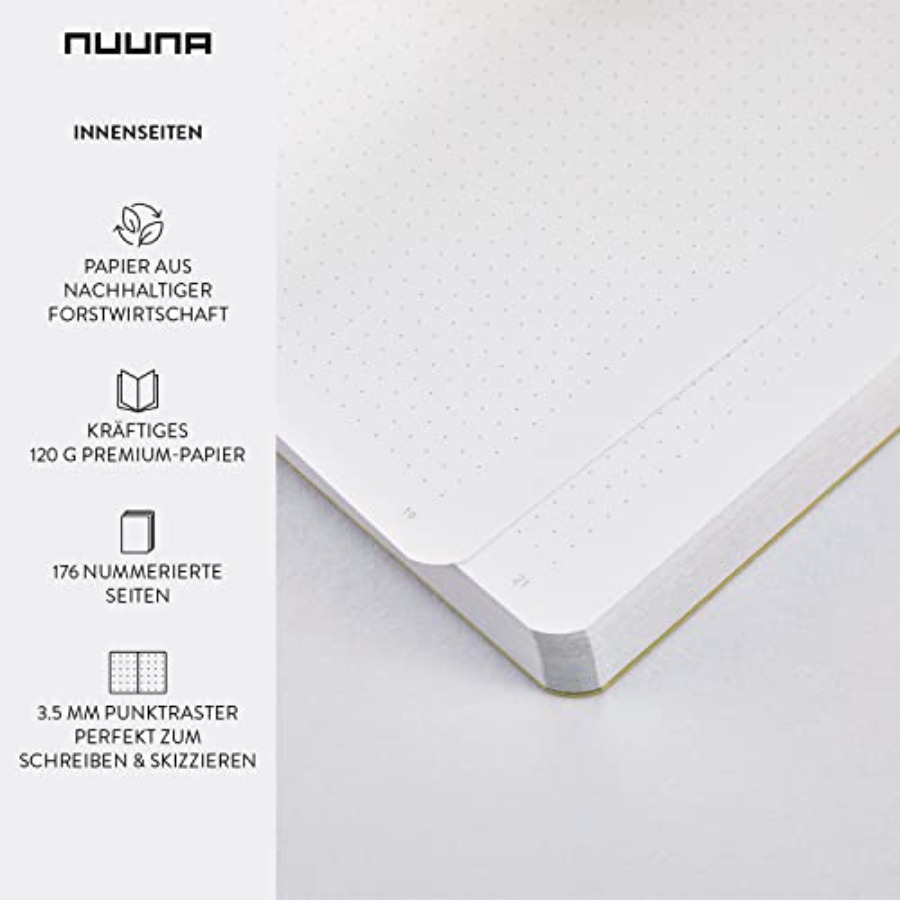 Notebook A5 Dream Boat M - Yel - đánh giá và giá Notebook Dotted A5