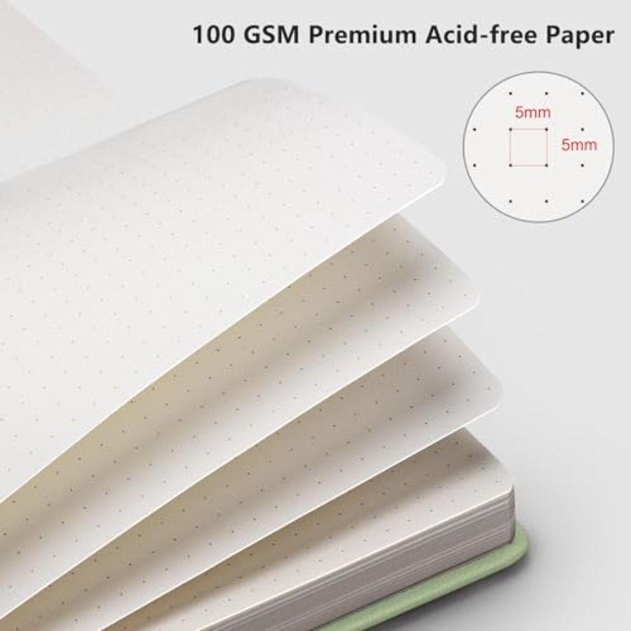 Dotted Journal Notebook, 320 N - đánh giá và giá Notebook Dotted A5