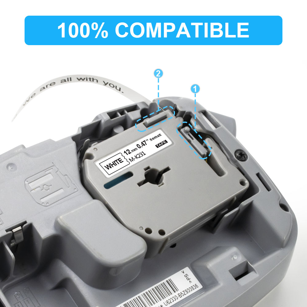 5/10Pcs M-K231 Compatible Brot - đánh giá và giá Label Printer Tape