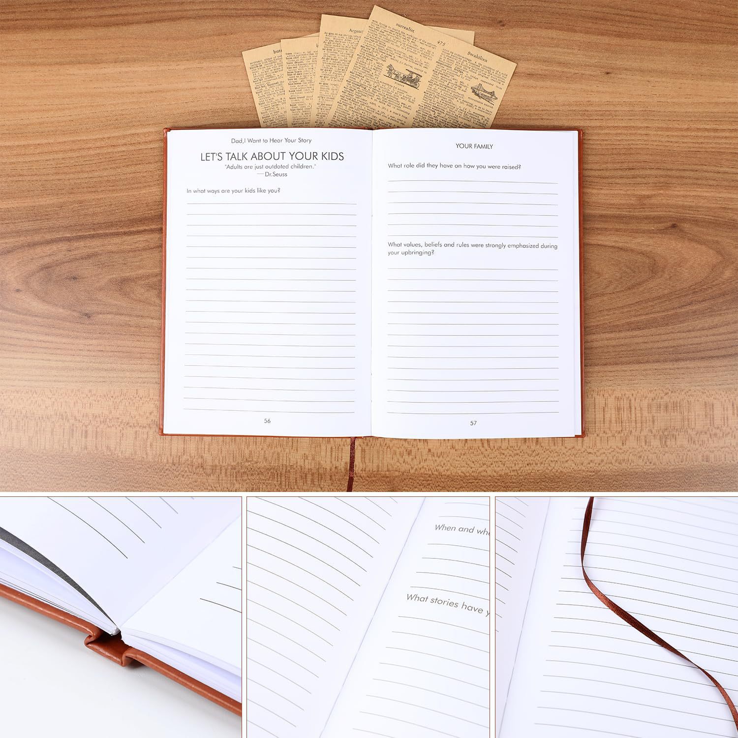 Dad I Want to Hear Your Story  - đánh giá và giá Journal Leather Hardcover