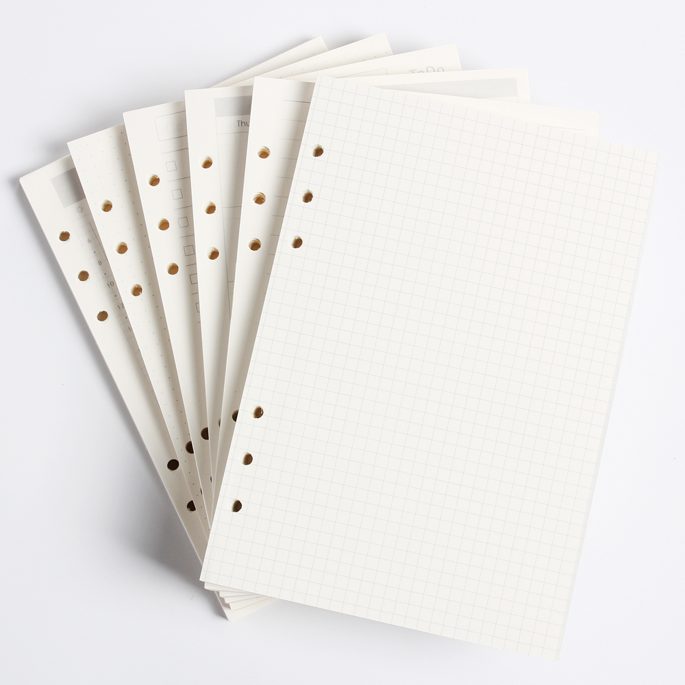Classic 6 holes binder noteboo - đánh giá và giá Notebook Dotted A5