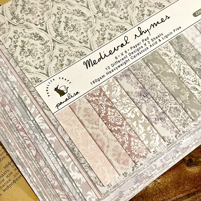 12 Sheet Baroque Pattern Scrap - đánh giá và giá Cardstock Paper Pack
