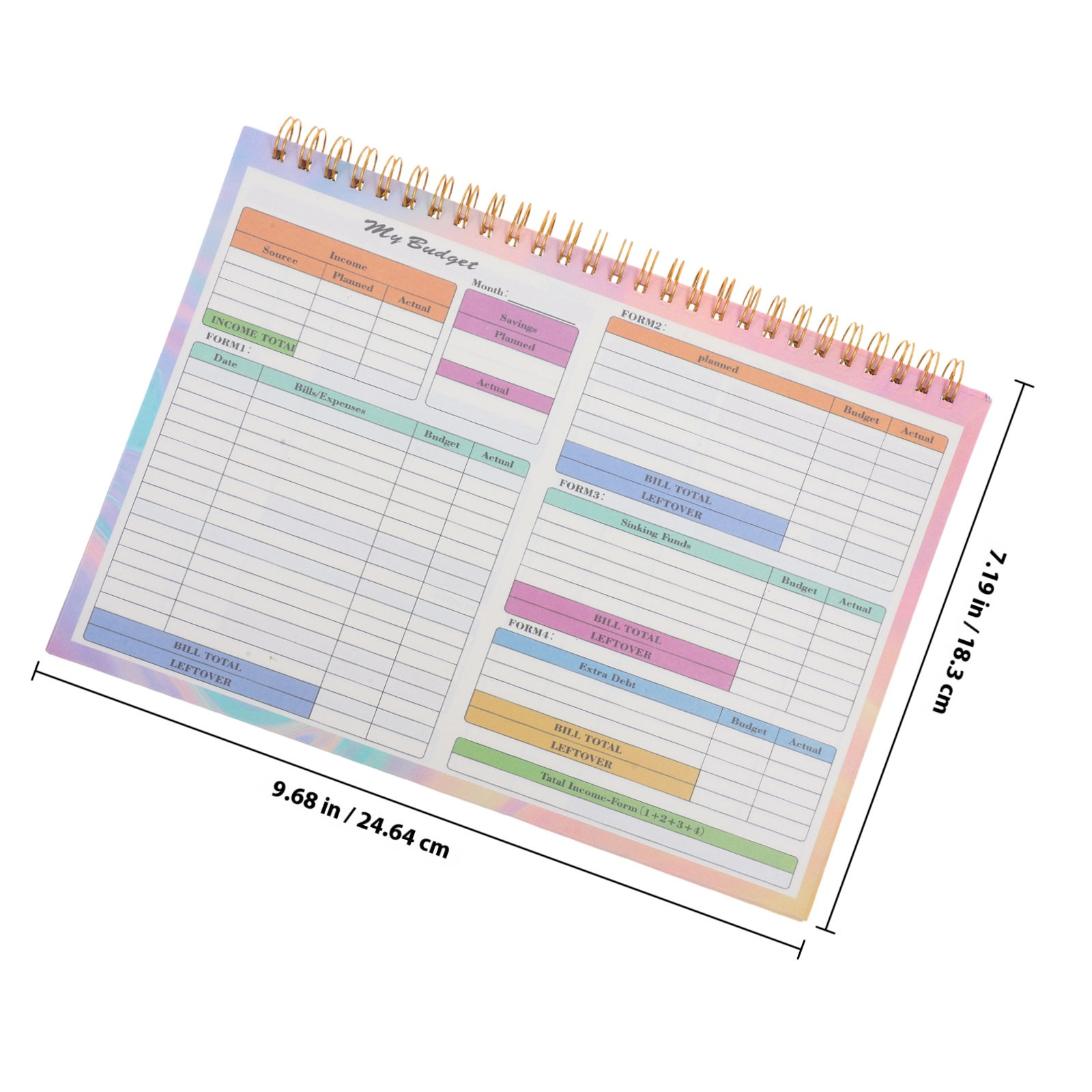 B5 Budgeting Binder Financial  - đánh giá và giá Planner Weekly Budget