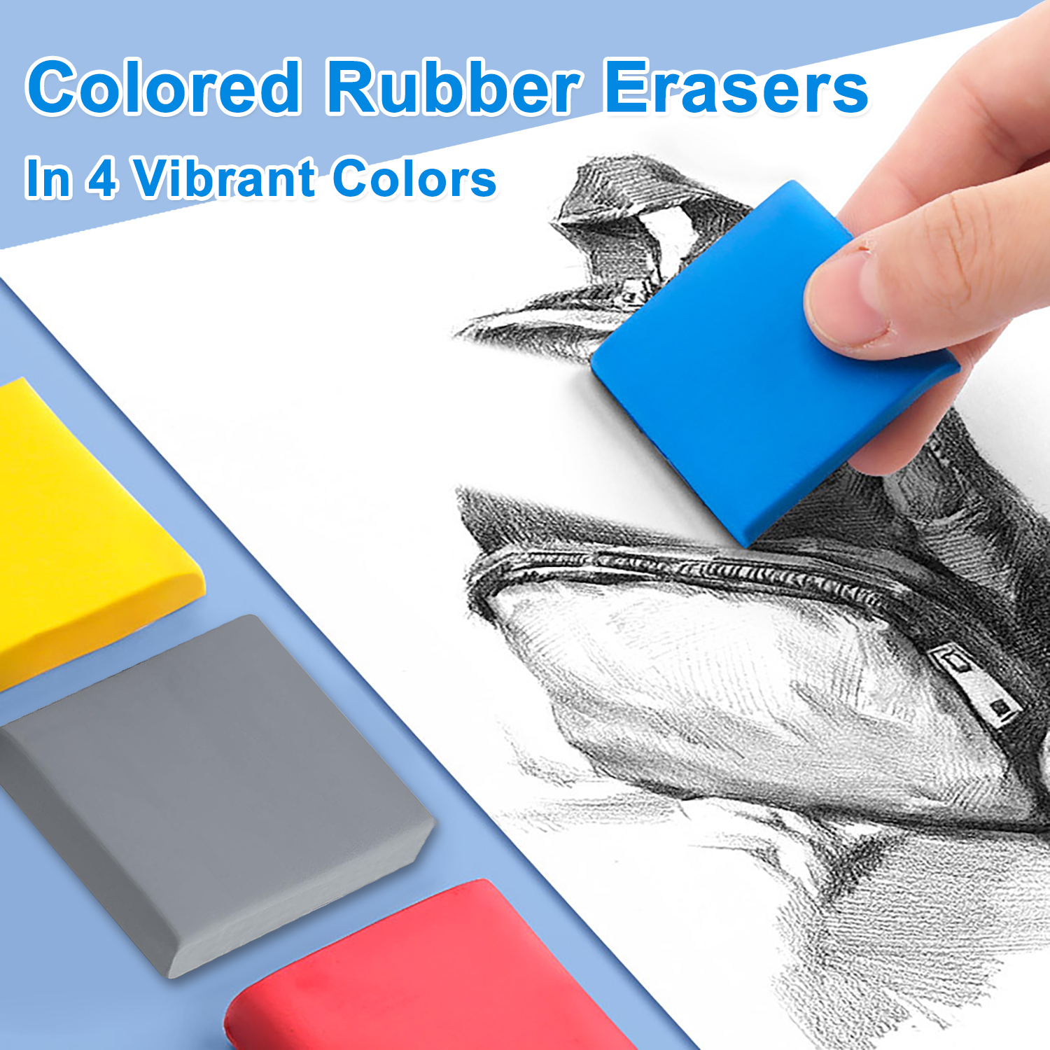 Kneaded Rubber Erasers, Colore - đánh giá và giá Rubber Eraser Kneaded