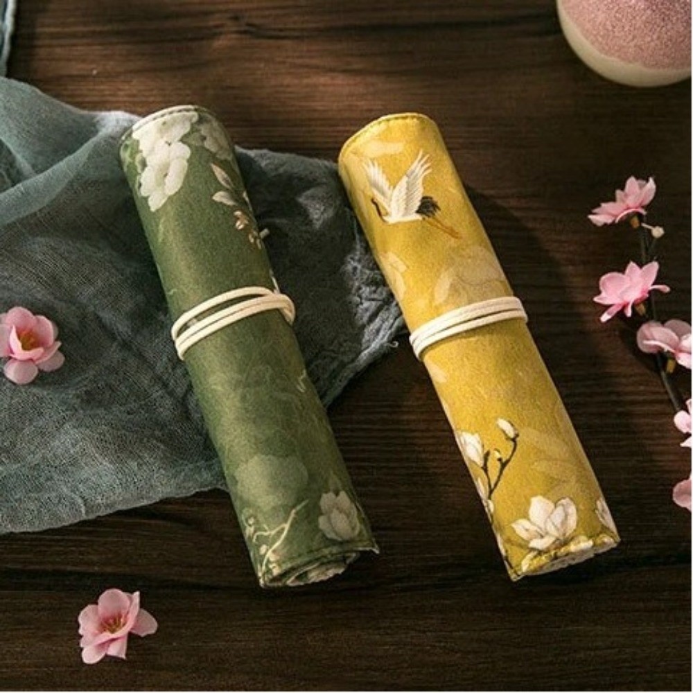Vintage Roll Up Pencil Case Tr - đánh giá và giá Pen Pouch Roll