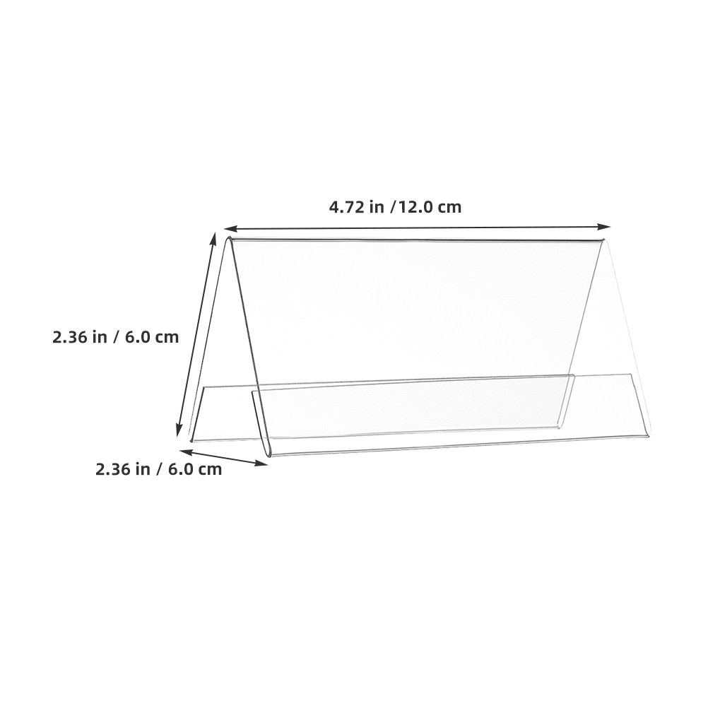 10Pcs Clear Acrylic Conference - đánh giá và giá Desk Name Plate
