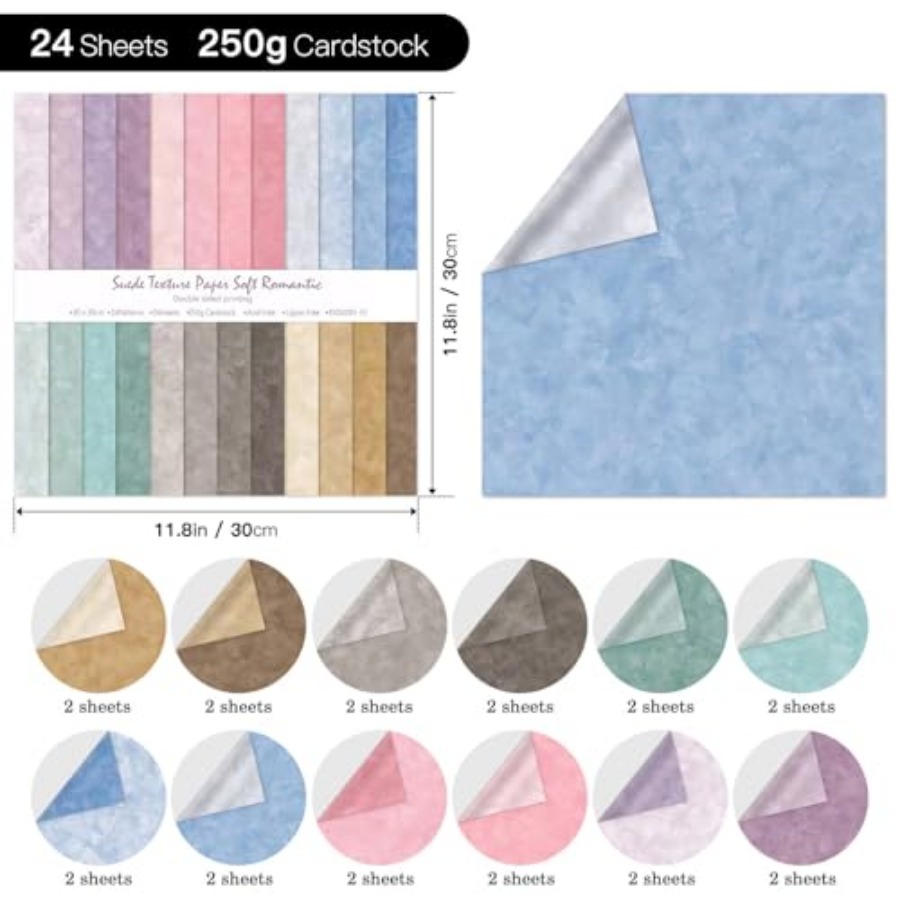 Premium Colored Cardstock, 24  - đánh giá và giá Cardstock Paper Pack