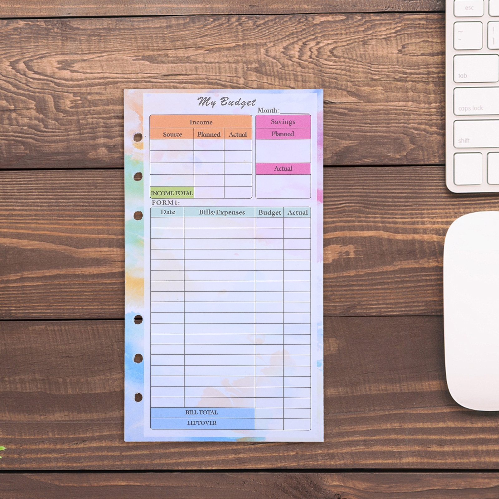 A6 14 Sheets Budget Planner Re - đánh giá và giá Planner Weekly Budget