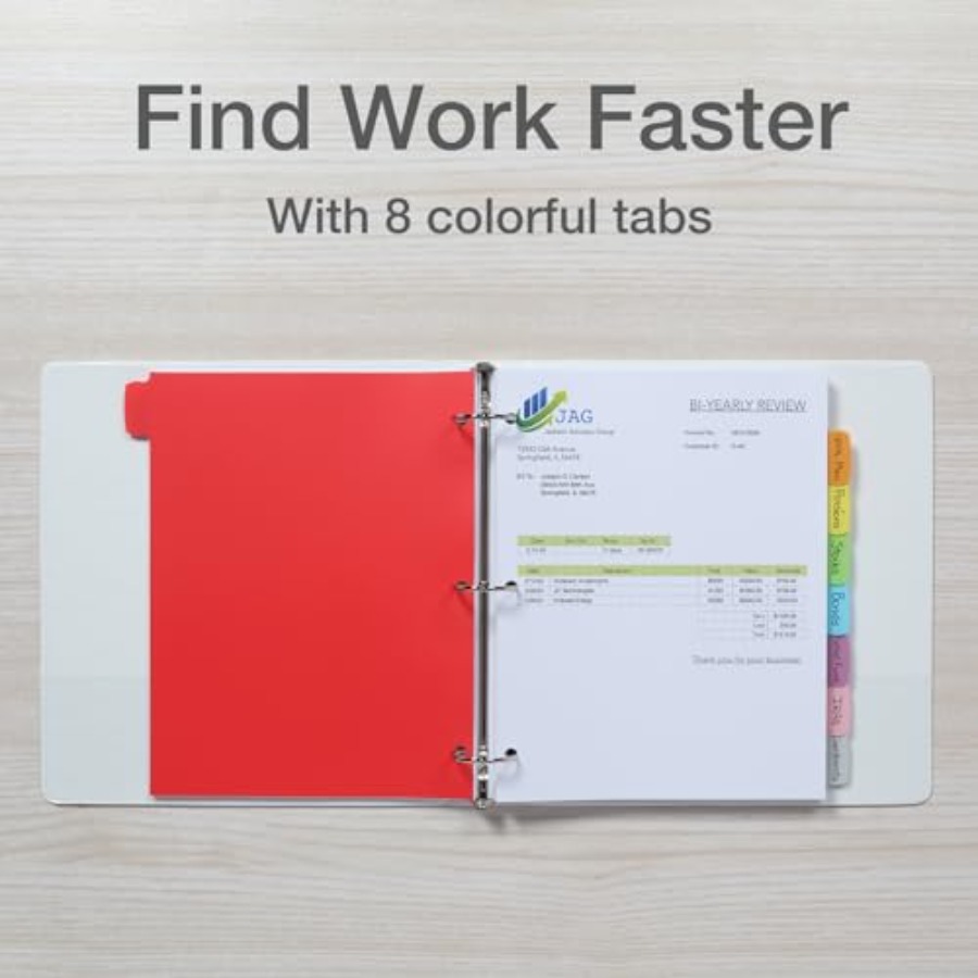 Poly Binder Dividers, 3 Hole P - đánh giá và giá Binding Comb Plastic