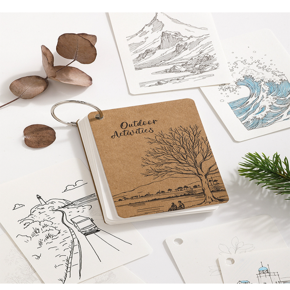 Coloring Book Portable Loose L - đánh giá và giá Art Sketchbook Ring