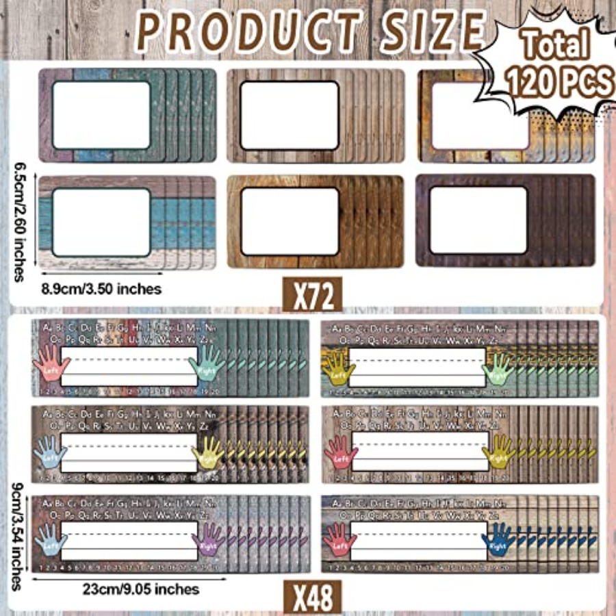 120pcs Farmhouse Flat Nameplat - đánh giá và giá Desk Name Plate