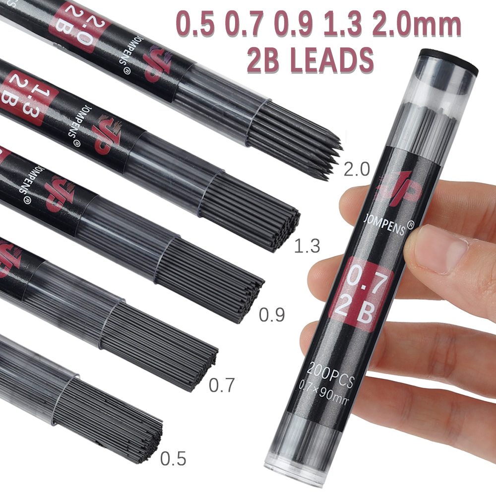 1box Large Capacity Round Tube - đánh giá và giá Mechanical Pencil Lead