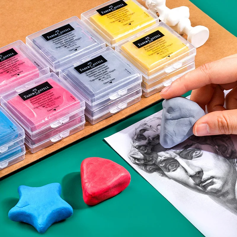 Faber-Castell 2pcs Drawing Art - đánh giá và giá Rubber Eraser Kneaded