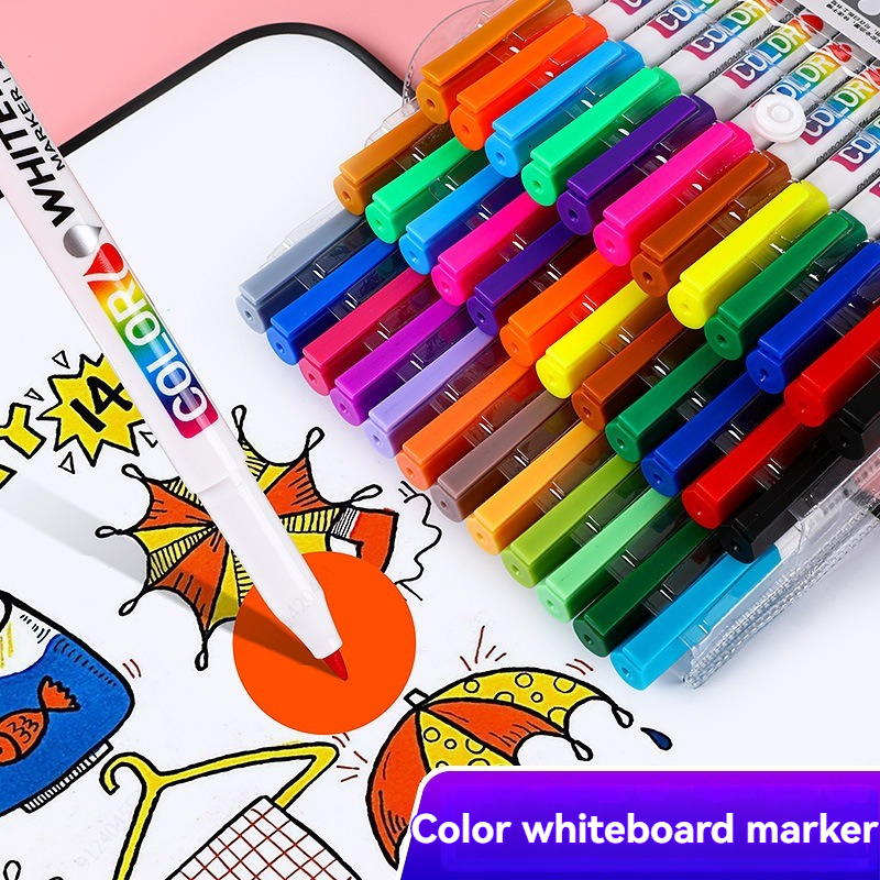 12/24Colors Dry Erase Markers  - đánh giá và giá Whiteboard Marker Set