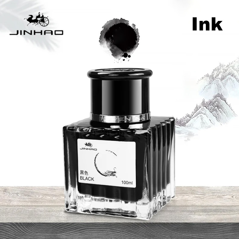50/100ml Jinhao Fountain Pen C - đánh giá và giá Calligraphy Ink Bottle