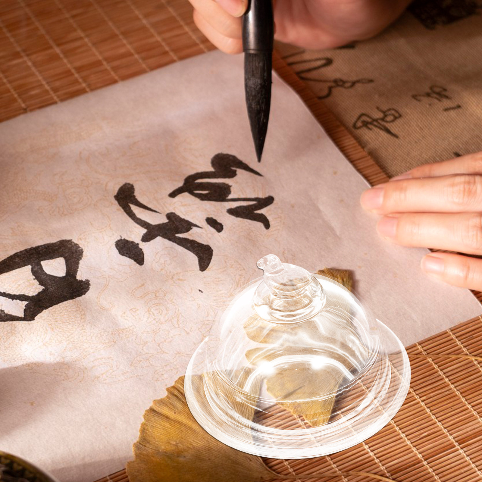 Elegant Glass Ink Bottle Clear - đánh giá và giá Calligraphy Ink Bottle