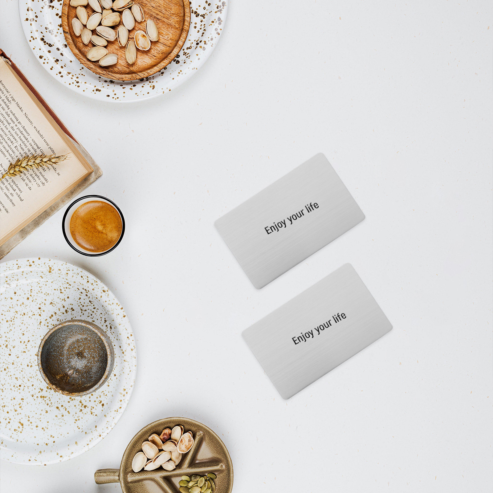 5Pcs Stainless Steel Blank Nam - đánh giá và giá Desk Name Plate