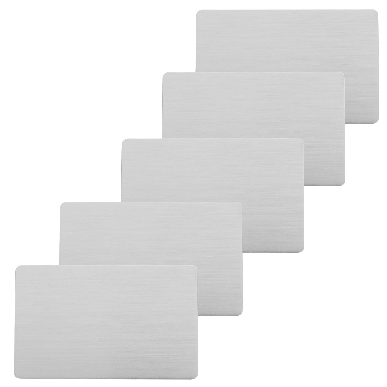 5Pcs Stainless Steel Blank Nam - đánh giá và giá Desk Name Plate