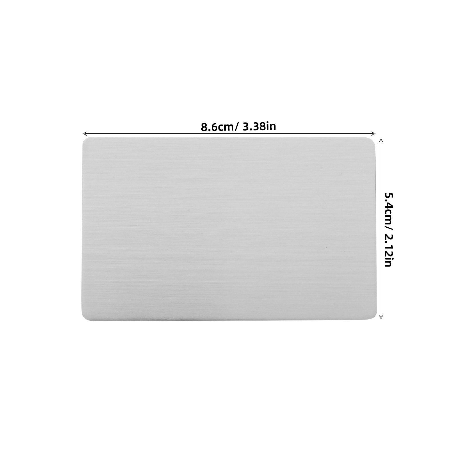 5Pcs Stainless Steel Blank Nam - đánh giá và giá Desk Name Plate